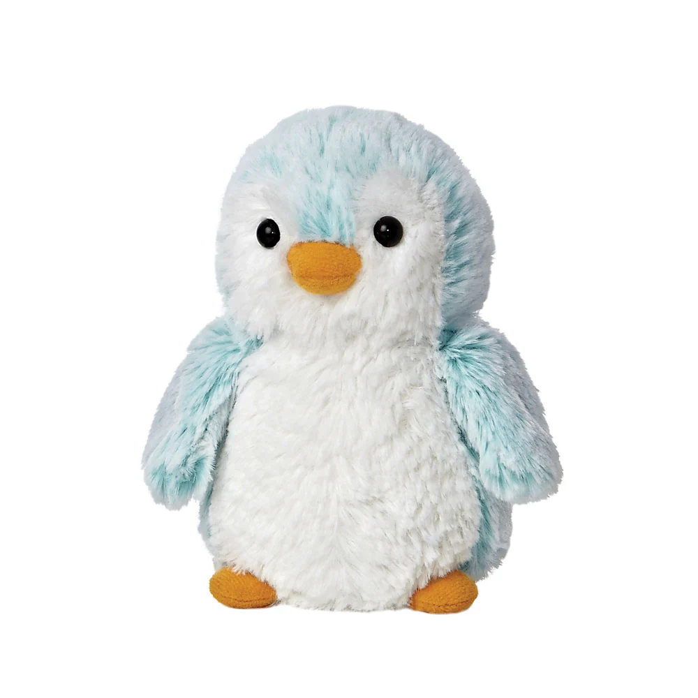 Blue PomPom Penguin Small Soft Toy - Image 2