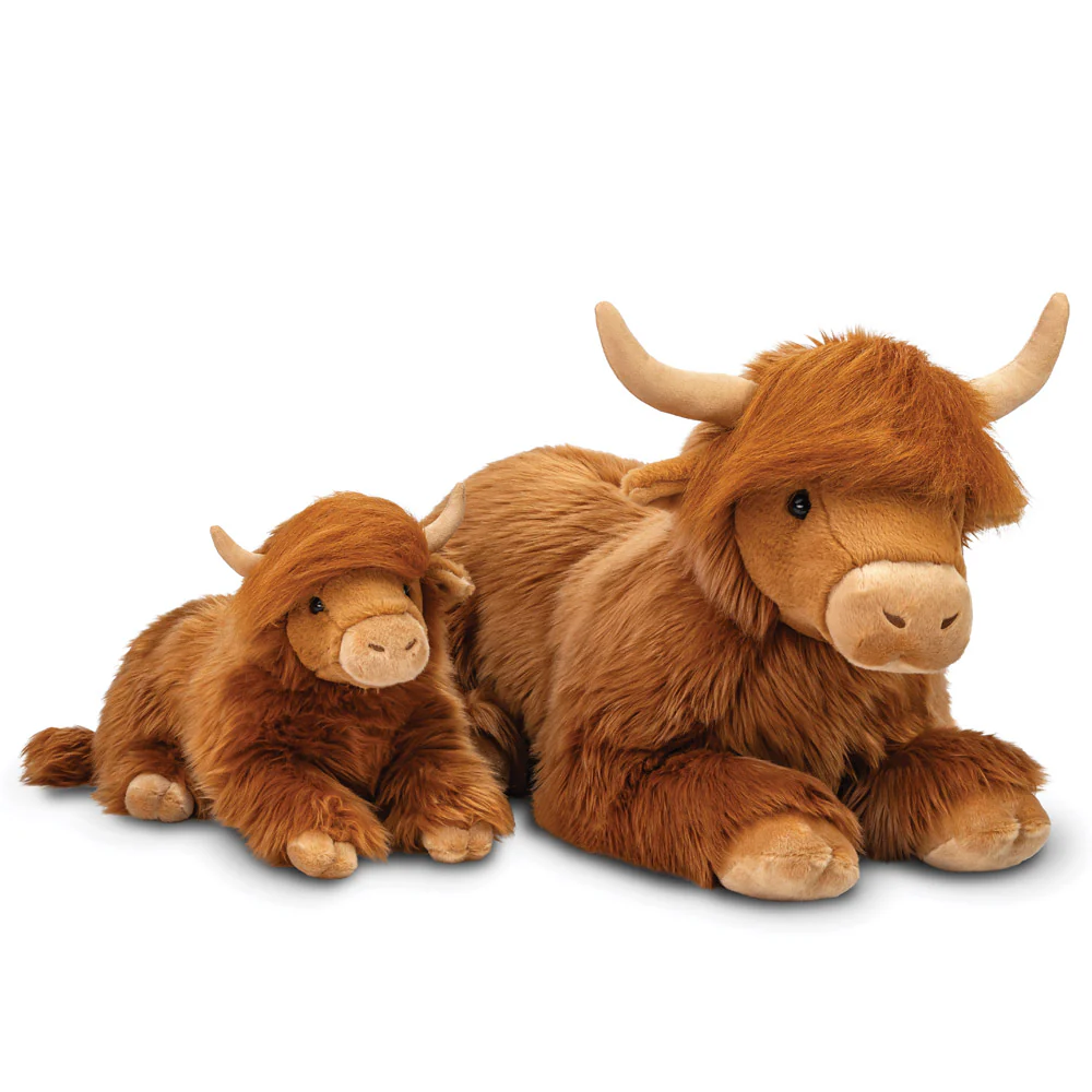 Borealis Bruce Highland Cow 68cm Soft Toy - Image 10