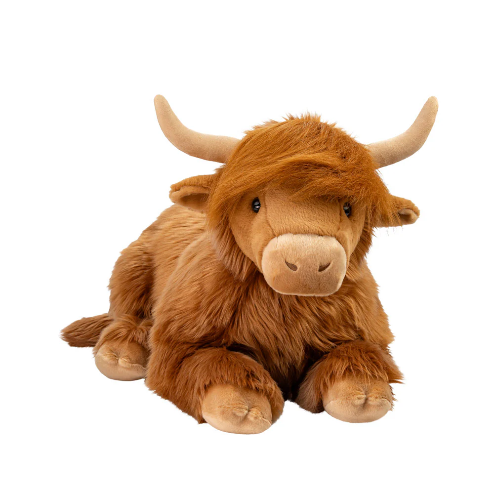 Borealis Bruce Highland Cow 68cm Soft Toy - Image 3