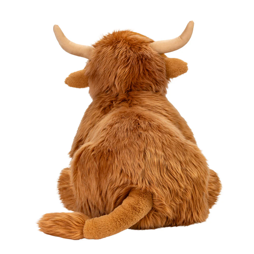 Borealis Bruce Highland Cow 68cm Soft Toy - Image 8