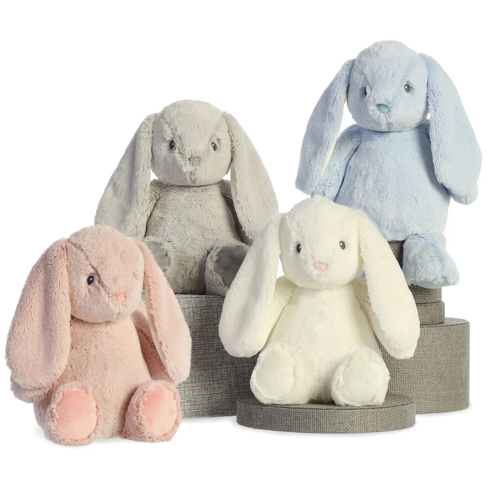 Ebba Dewey Rabbit Baby Grey Soft Toy - Image 6