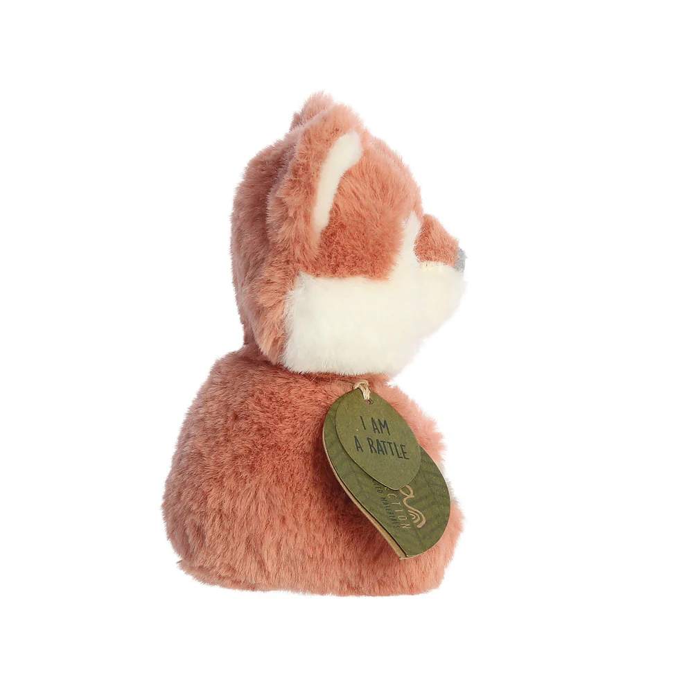 Ebba Eco Francis Fox Baby Rattle Soft Toy - Image 3