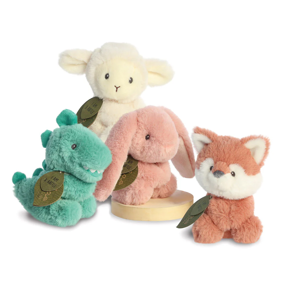Ebba Eco Francis Fox Baby Rattle Soft Toy - Image 6