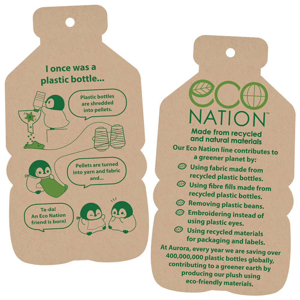Eco Nation Penguin Soft Toy - Image 8
