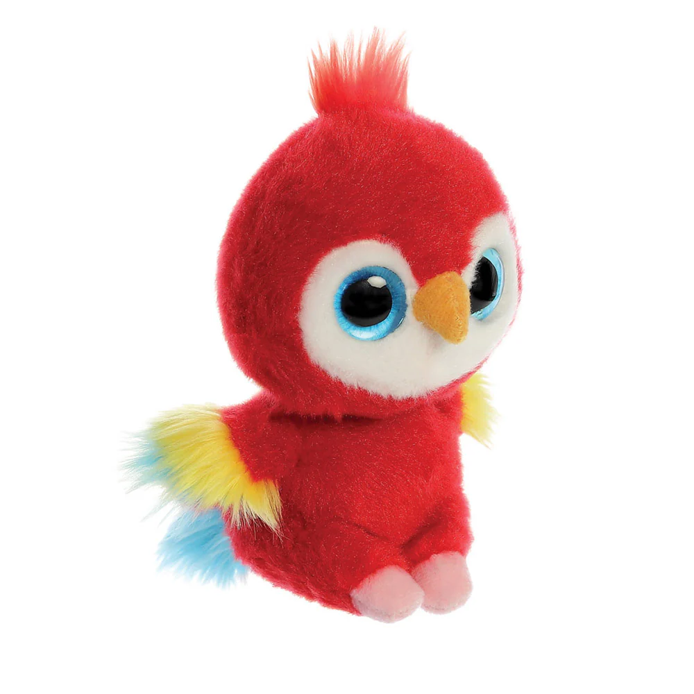 Lora the Scarlet Macaw Parrot Soft Toy - Image 2