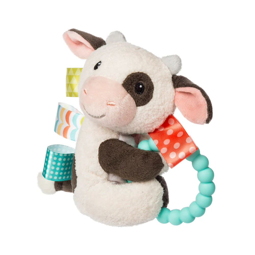 Mary Meyer Buttercup Cow Taggies Baby Rattle