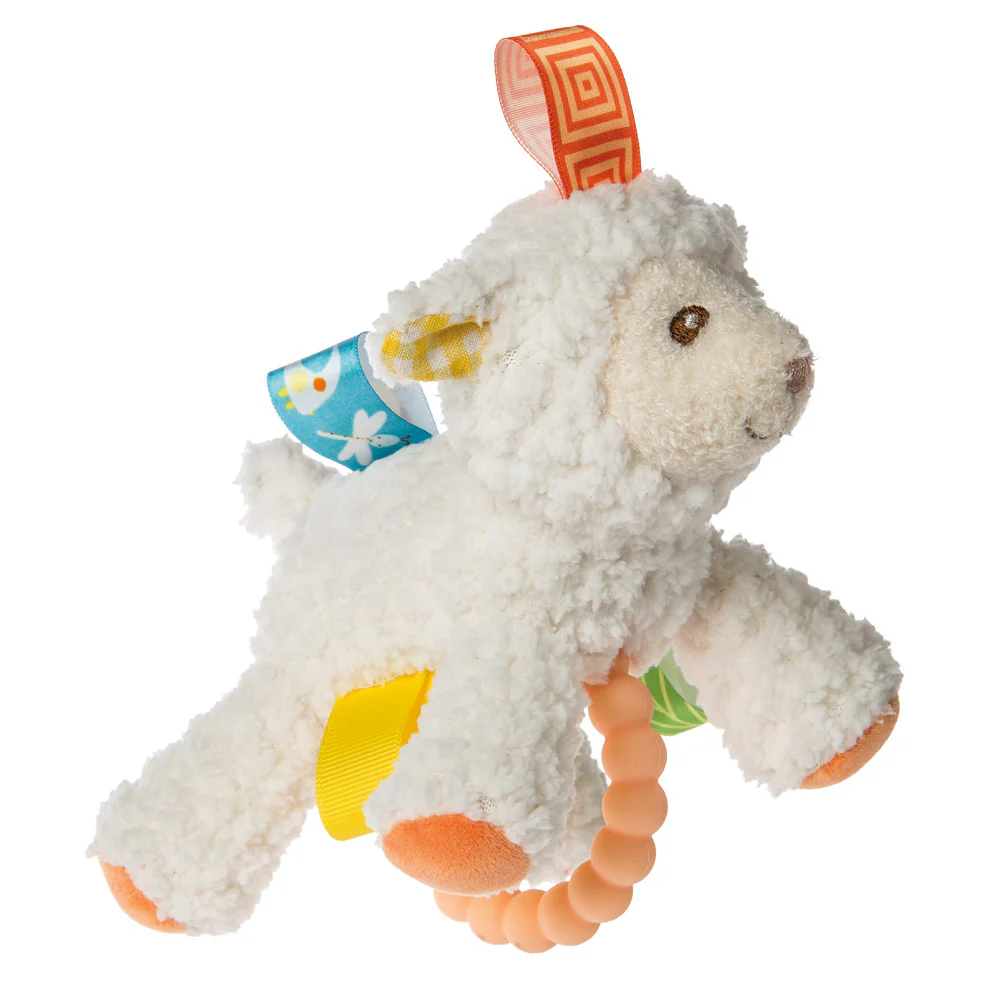 Mary Meyer Sherbet Lamb Taggies Baby Rattle