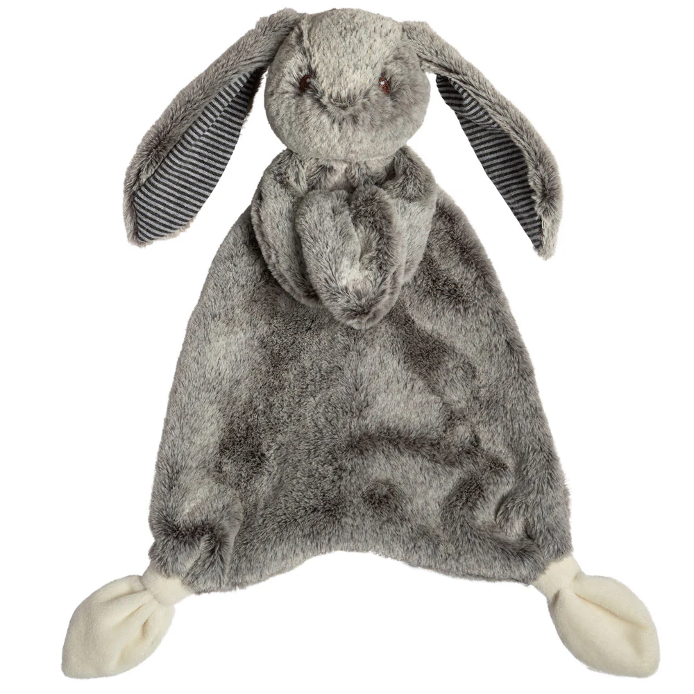 Mary Meyer Silky Grey Bunny Lovey Soft Toy
