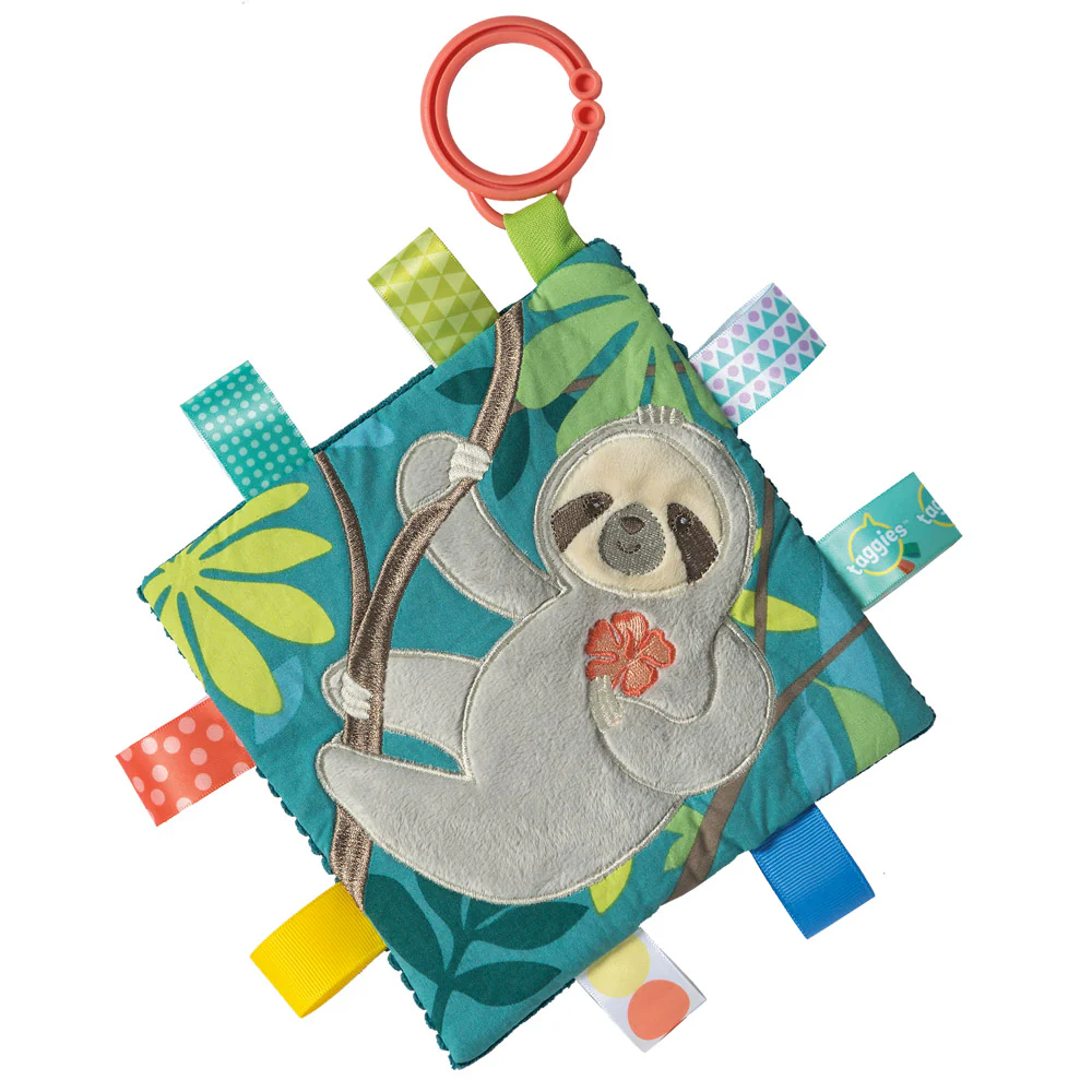 Mary Meyer Taggies Sloth Crinkle Me Baby Toy