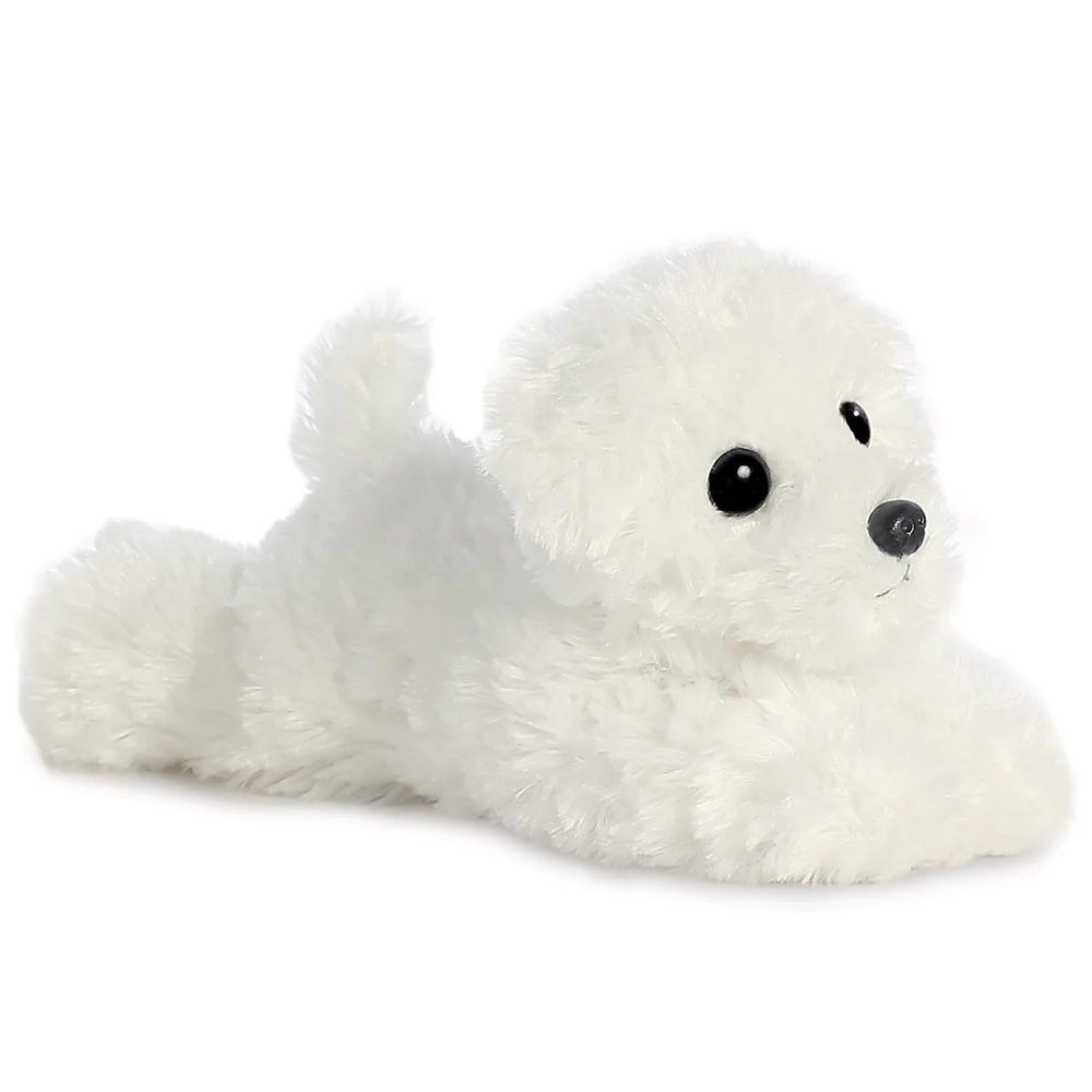 Mini Flopsies Bichon Frise Dog Soft Toy - Image 2