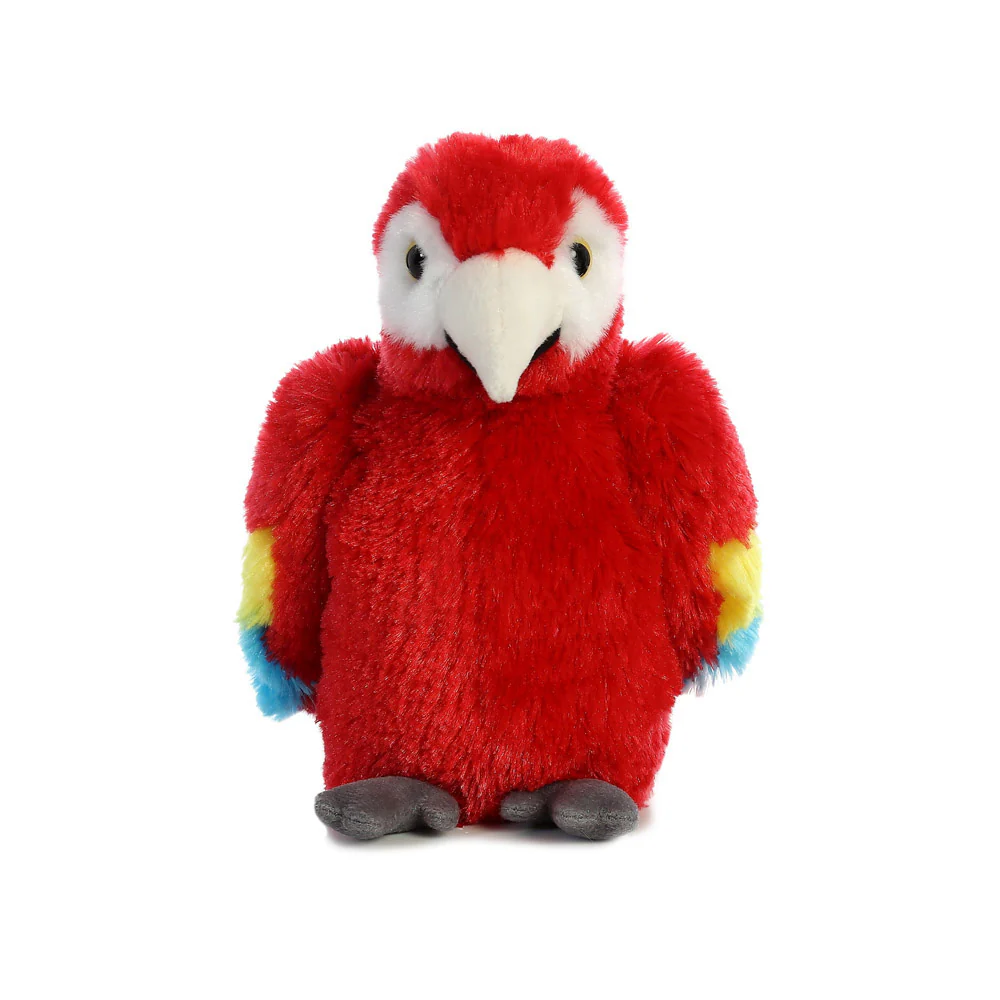Mini Flopsies Macaw Parrot Soft Toy - Image 3