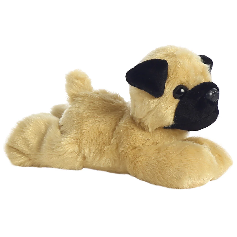 Mini Flopsies Mr Pugster Pug Soft Toy - Image 2
