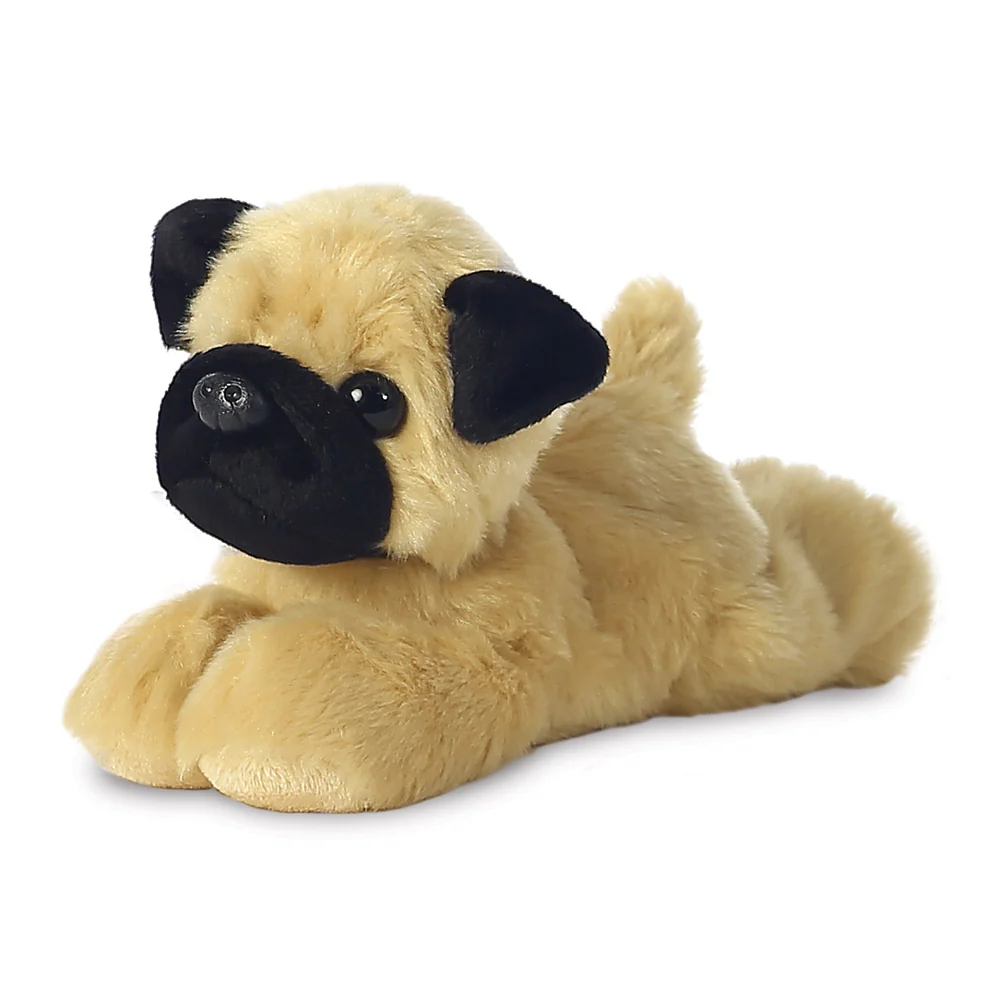 Mini Flopsies Mr Pugster Pug Soft Toy - Image 3