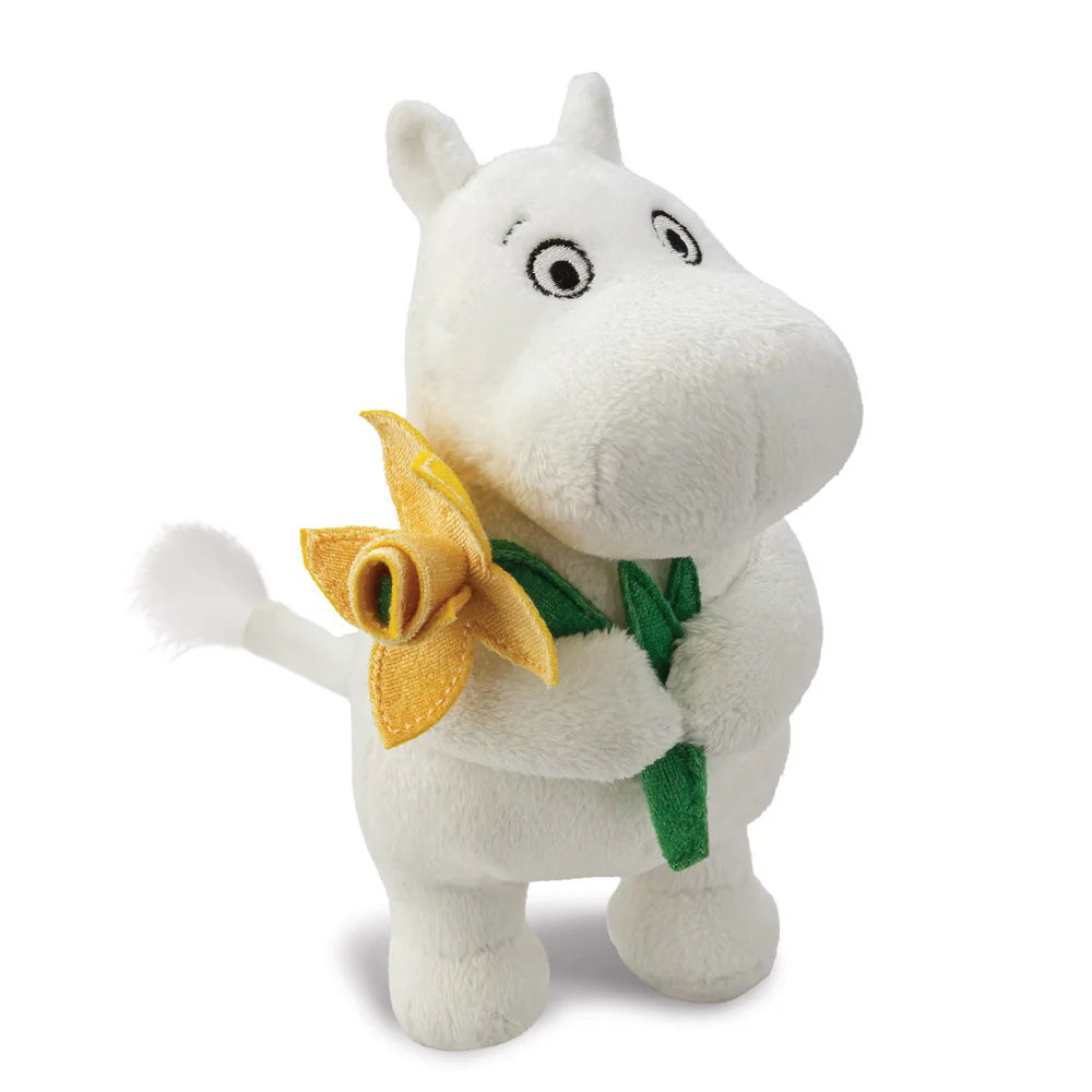 Moomin Standing with Daffodil Soft Toy - Image 2
