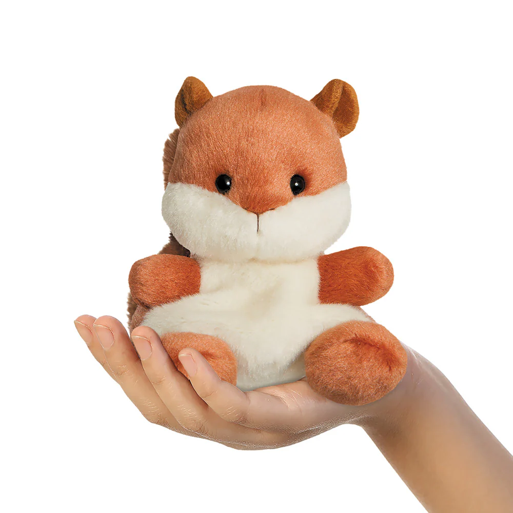 Palm Pal Nibbles Squirrel Soft Toy - Image 4
