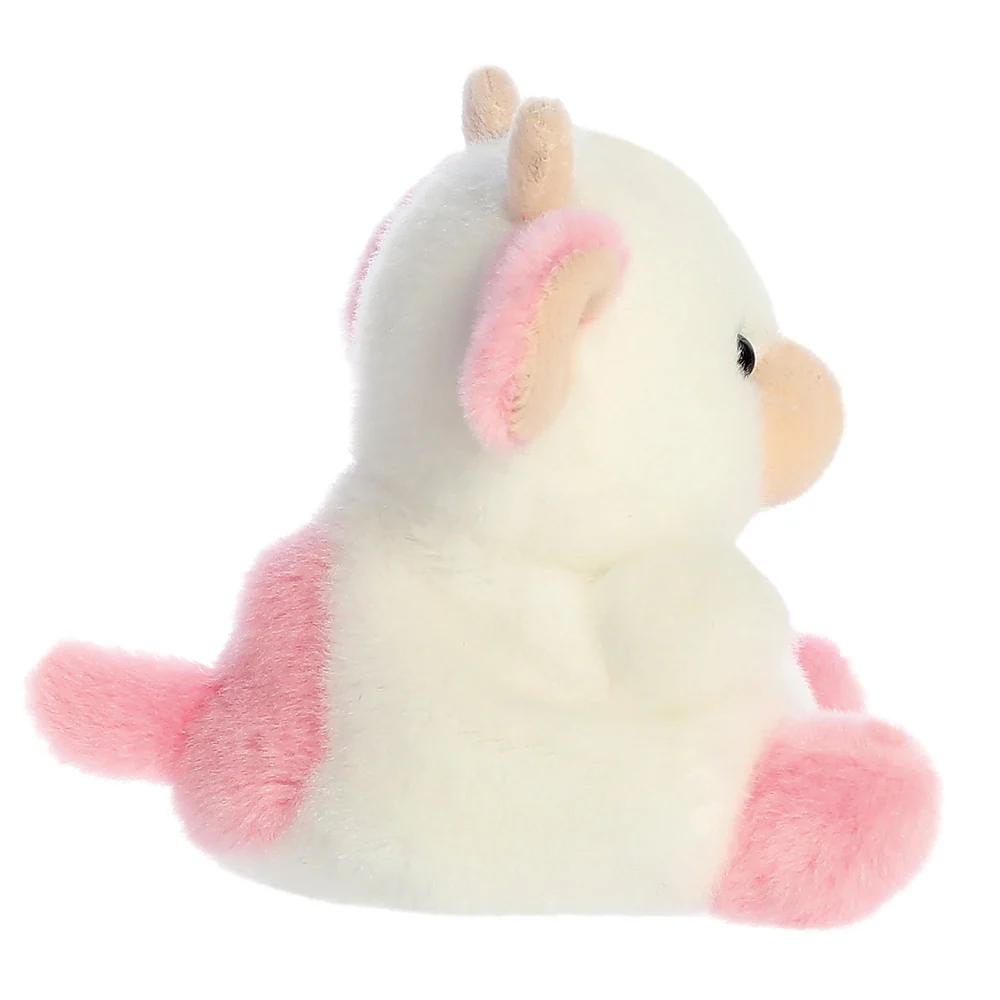 Palm Pals Belle Strawberry Cow Soft Toy - Image 3