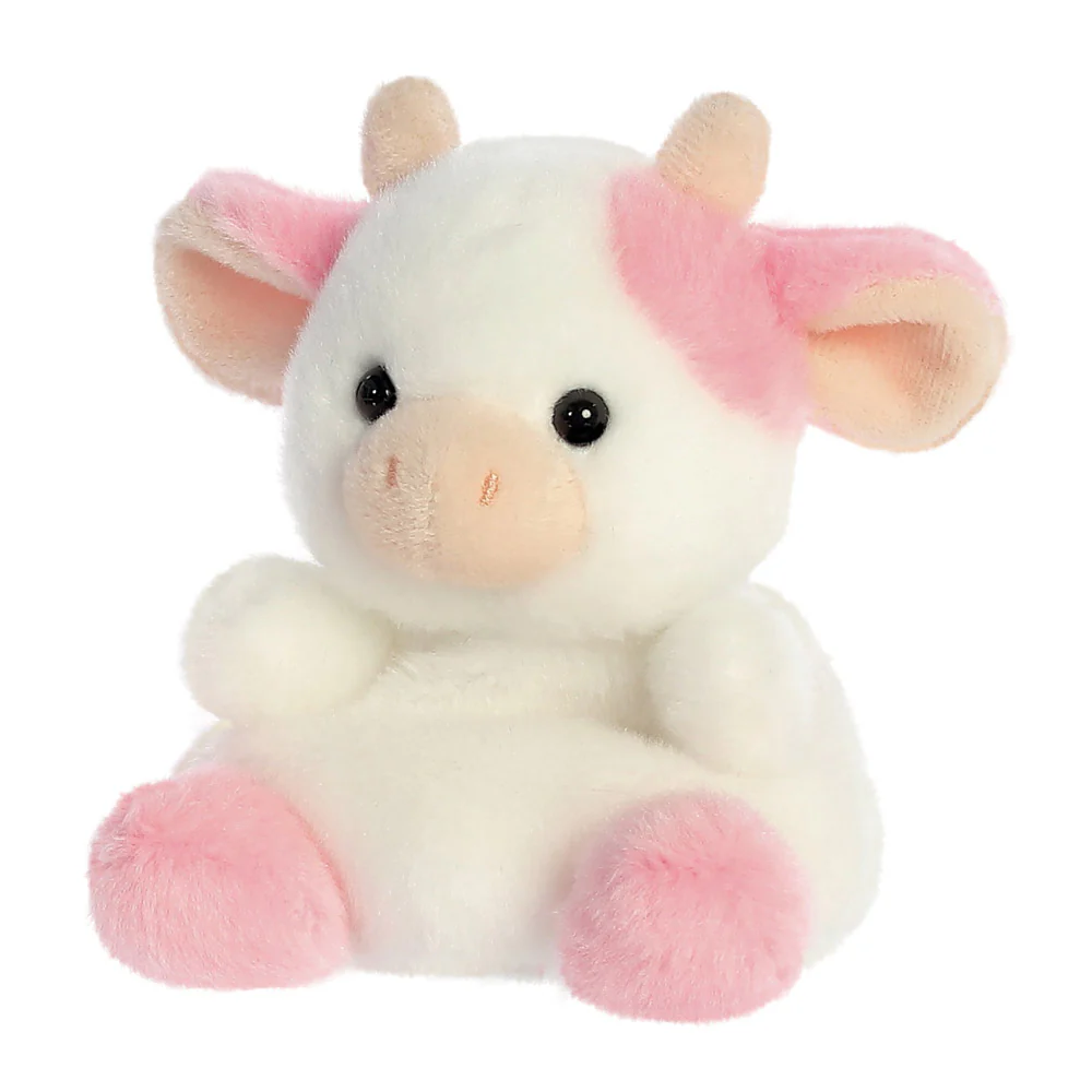 Palm Pals Belle Strawberry Cow Soft Toy - Image 5