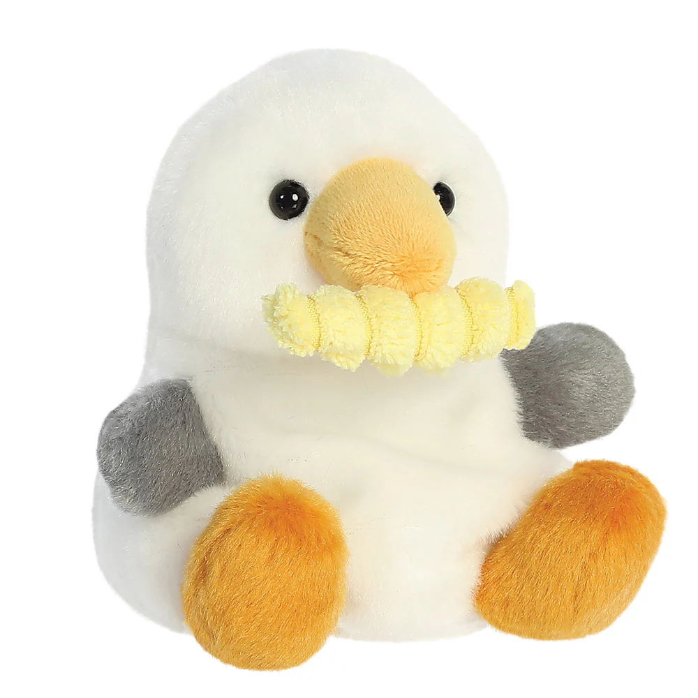 Palm Pals Buoy Seagull with Fry Soft Toy - Image 2