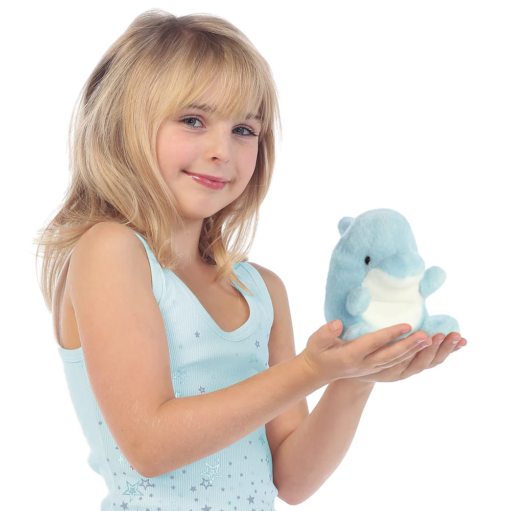 Palm Pals Clicks Dolphin Soft Toy - Image 6