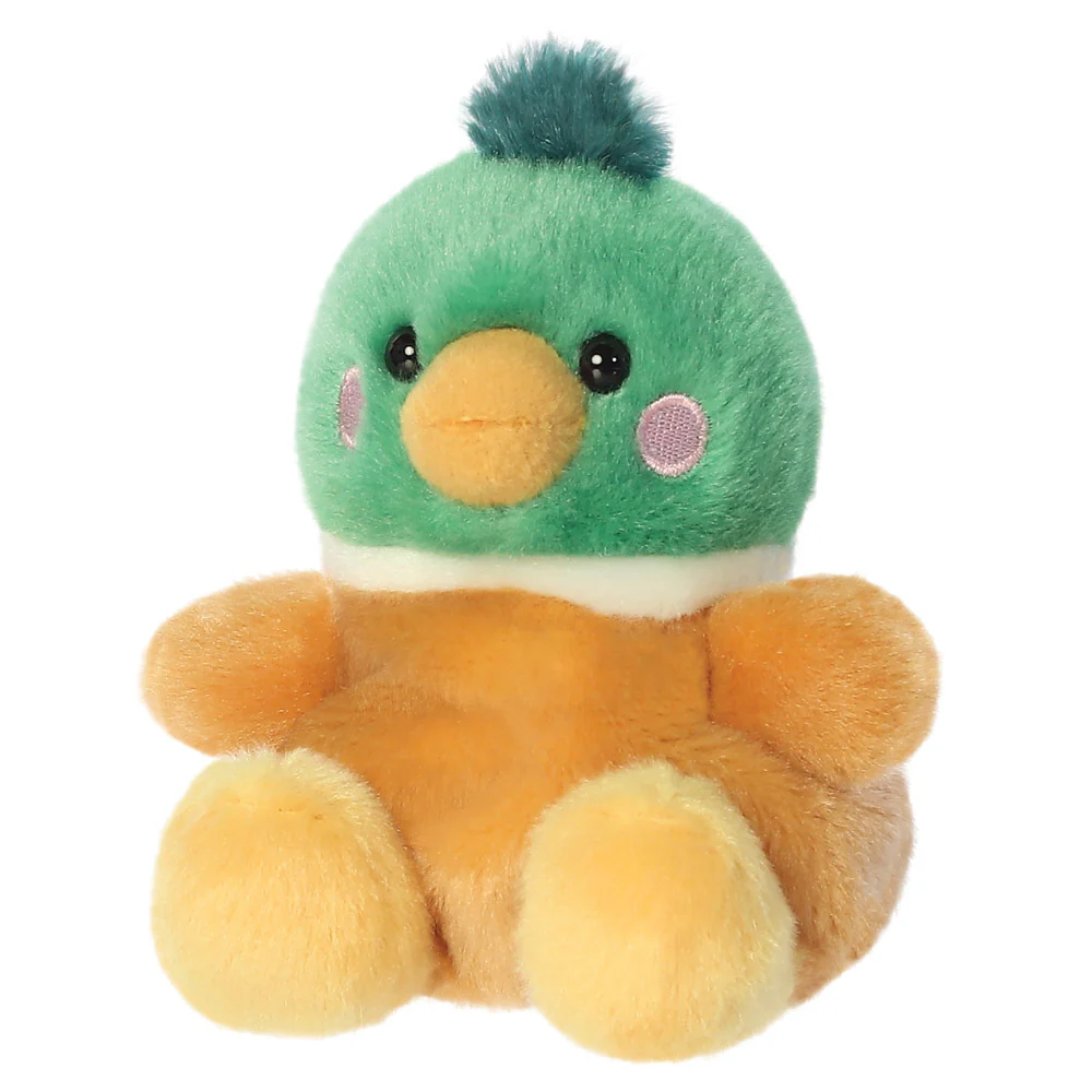 Palm Pals Puddles Mallard Duck Soft Toy - Image 5