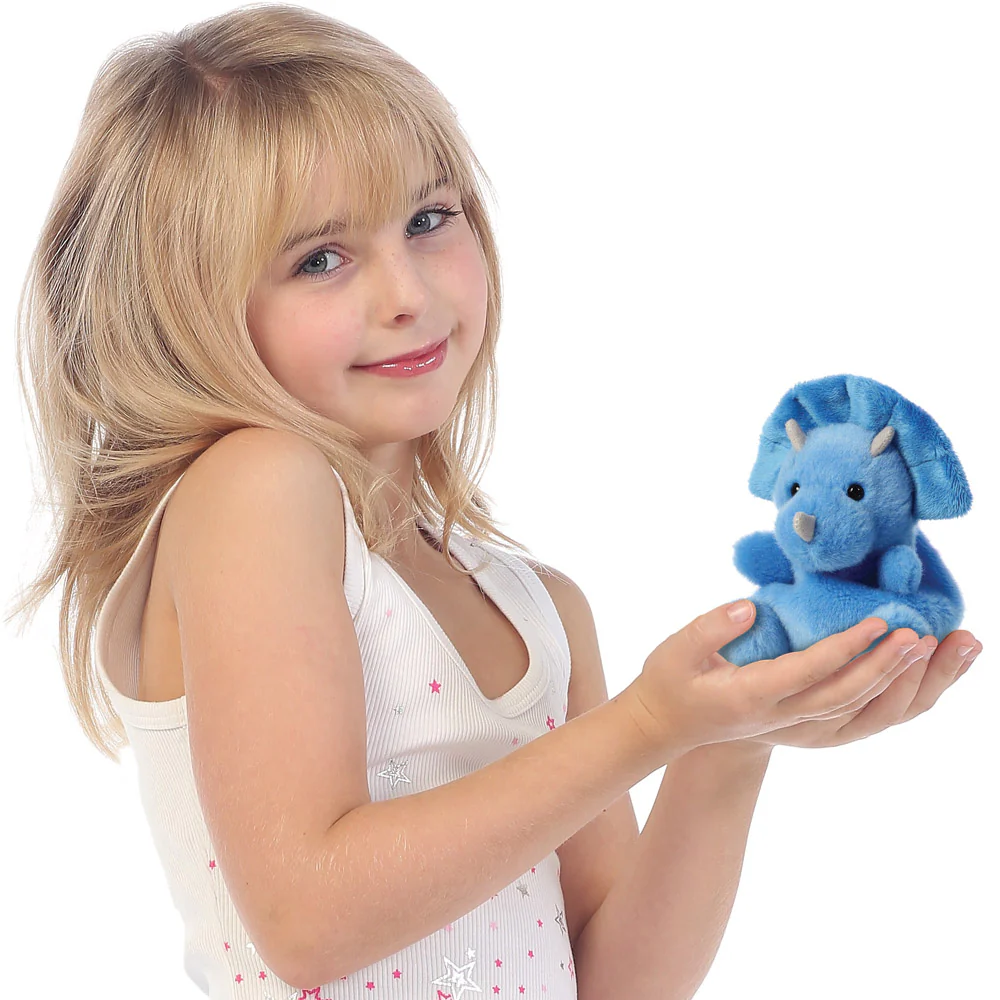 Palm Pals Tank Triceratops Soft Toy - Image 6