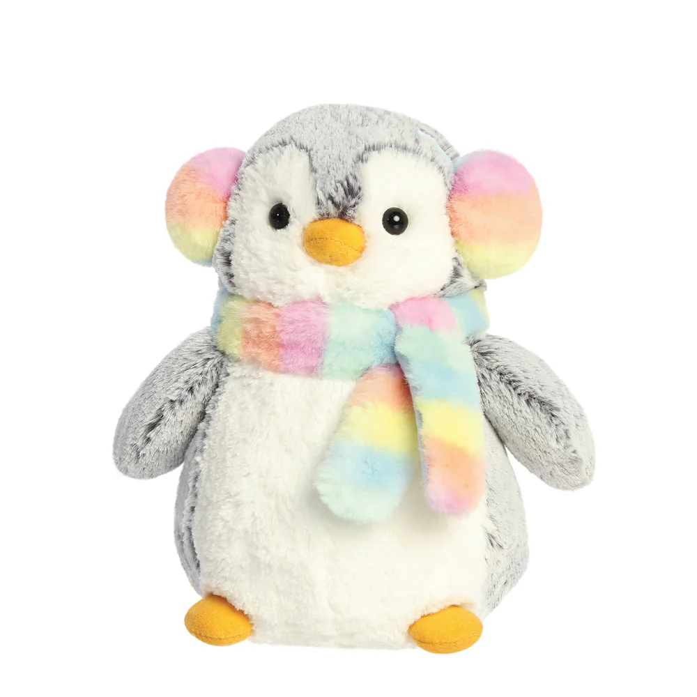 PomPom Penguin Muffs & Scarf Soft Toy - Image 5