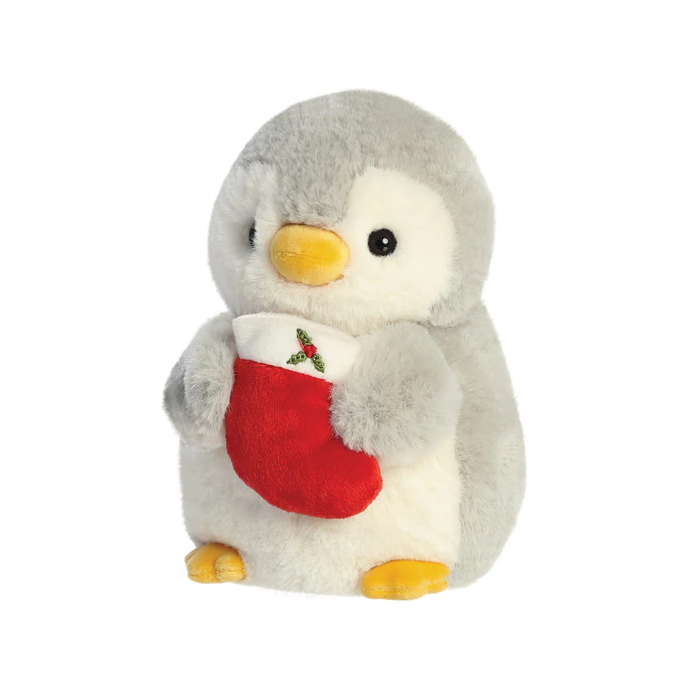 PomPom Penguin w/Stocking Soft Toy - Image 2