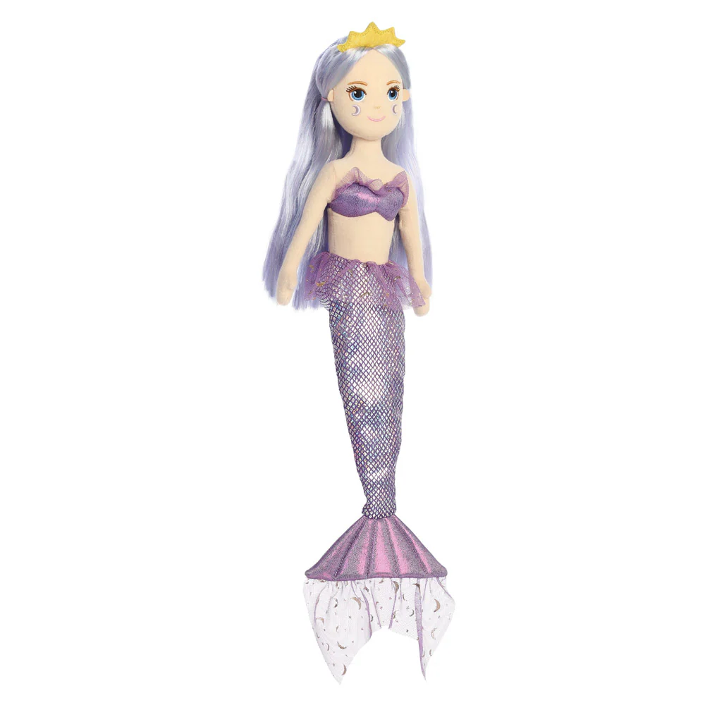 Sea Sparkles Lavender Mermaid Soft Toy - Image 2