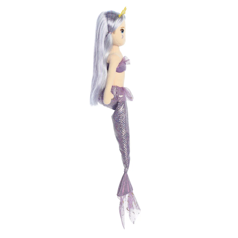 Sea Sparkles Lavender Mermaid Soft Toy - Image 3