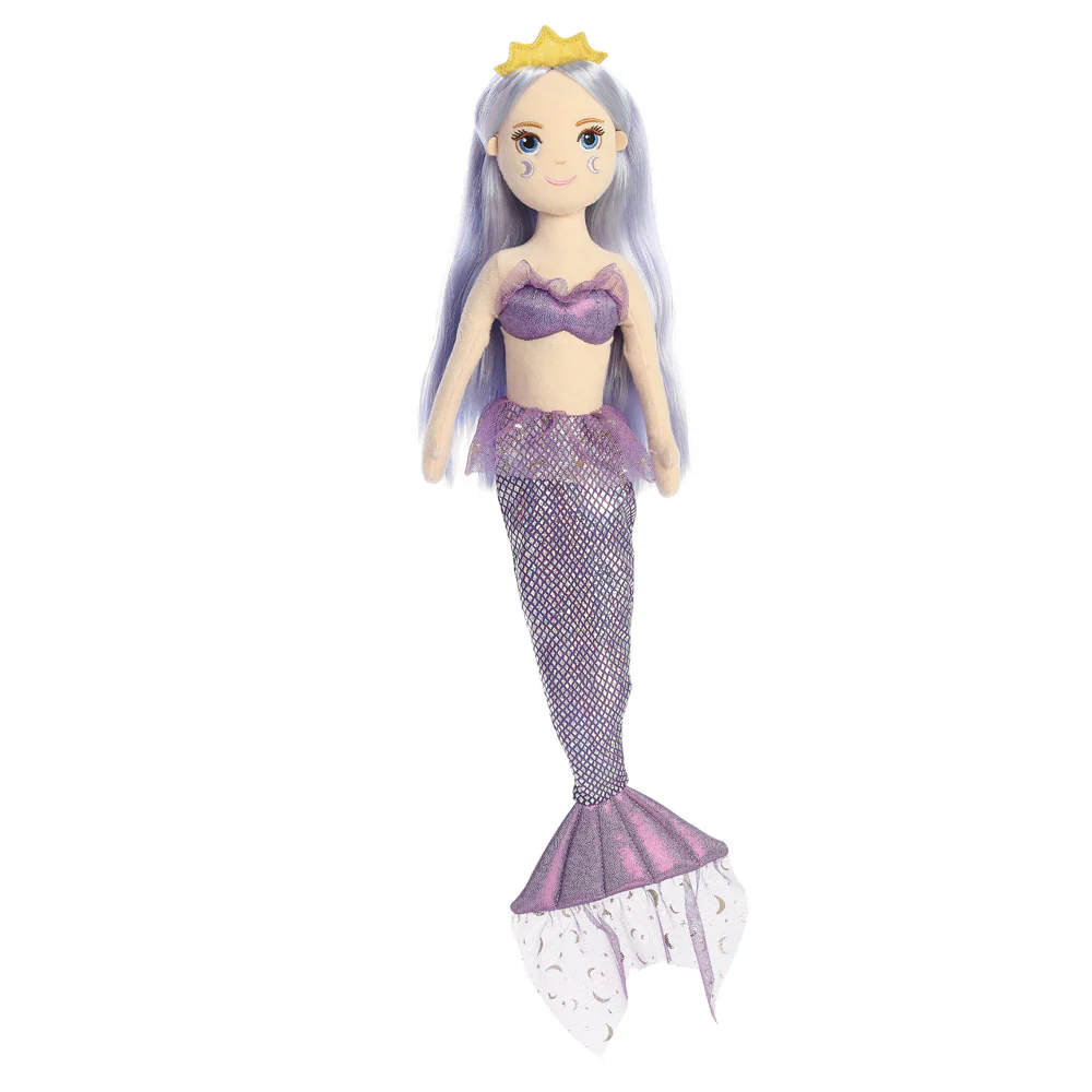 Sea Sparkles Lavender Mermaid Soft Toy - Image 5