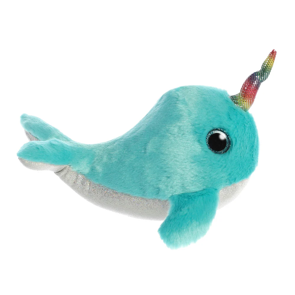 Sparkle Tales Coral Narwhal Soft Toy - Image 2