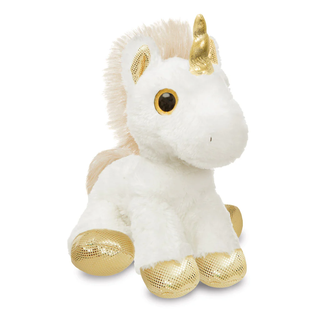 Sparkle Tales Star Unicorn Gold Soft Toy - Image 3