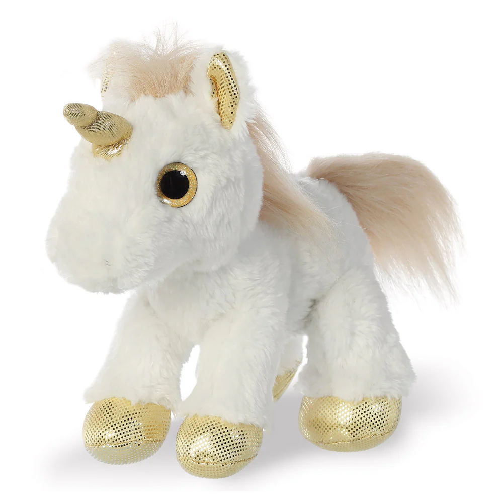 Sparkle Tales Star Unicorn Gold Soft Toy - Image 4