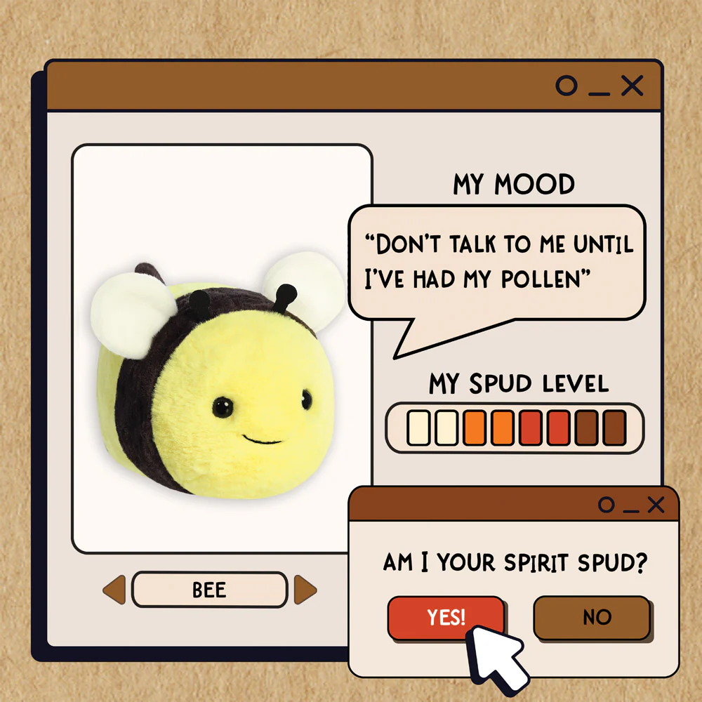 Spudsters Bee Soft Toy - Image 5