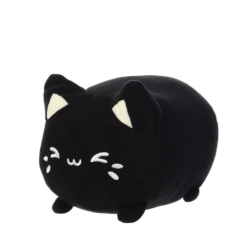 Tasty Peach Black Sesame Meowchi Soft Toy - Image 2